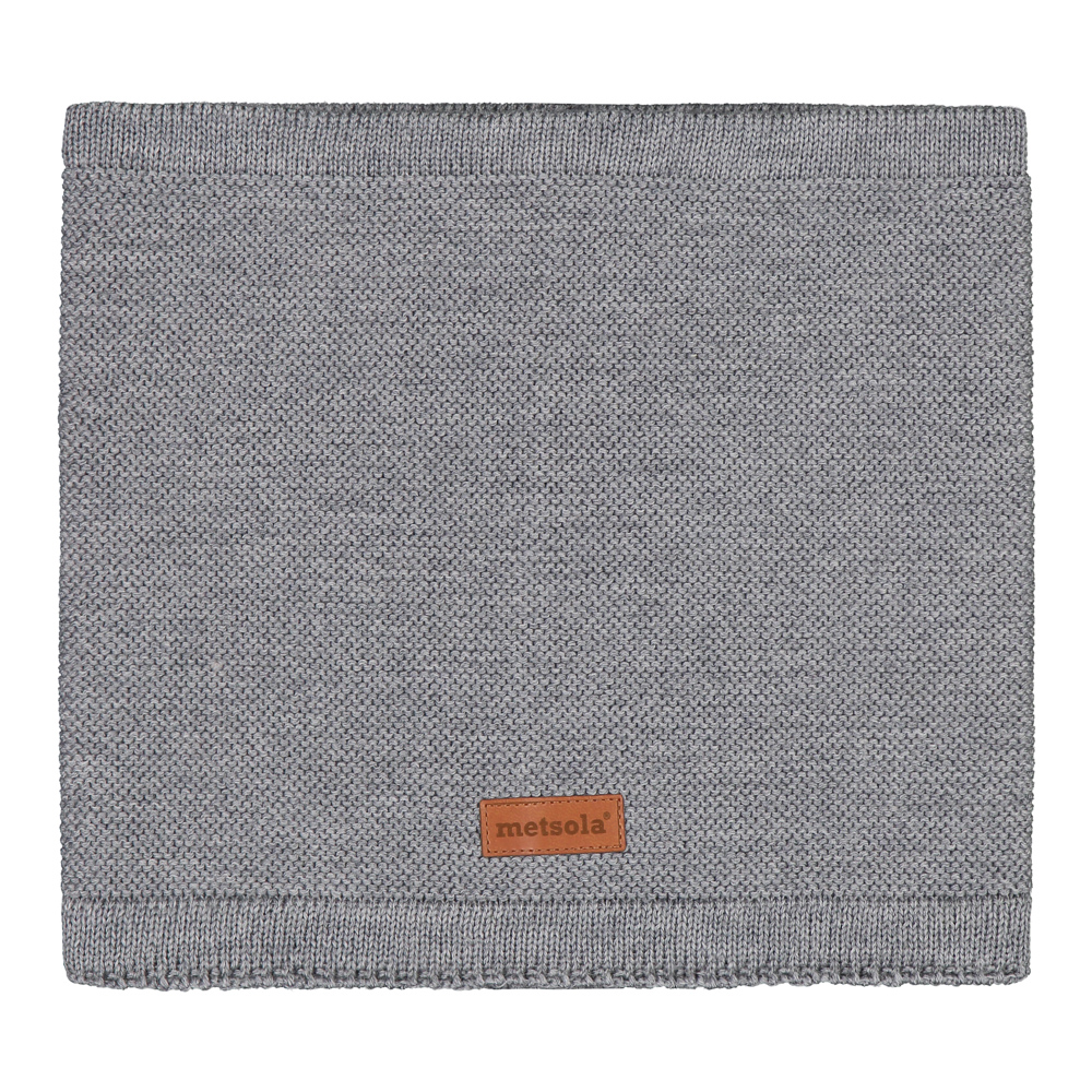 Knitted classic tube, Grey Melange
