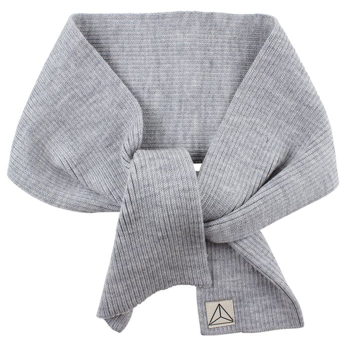 Nordic Knit Scarf grey melange