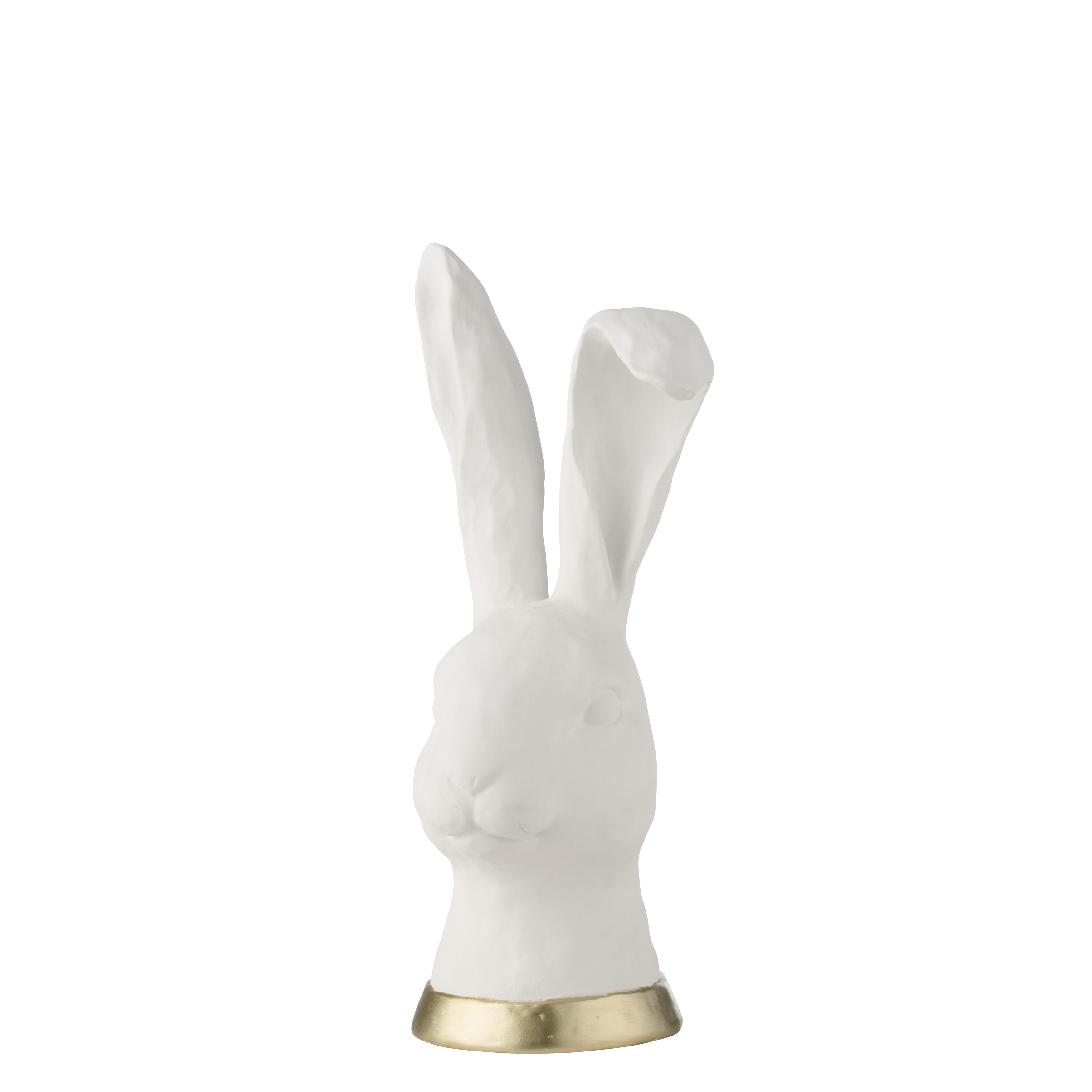 Serella Kanin Vit/guld H28 cm