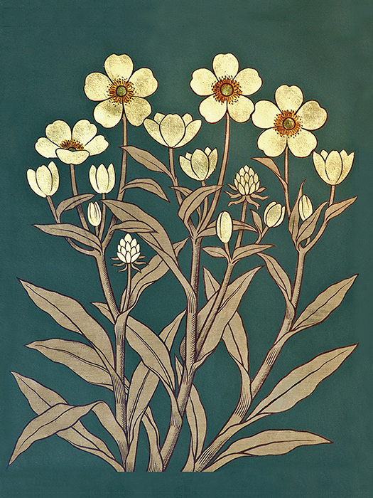 Poster Smörblommor 18x24 cm