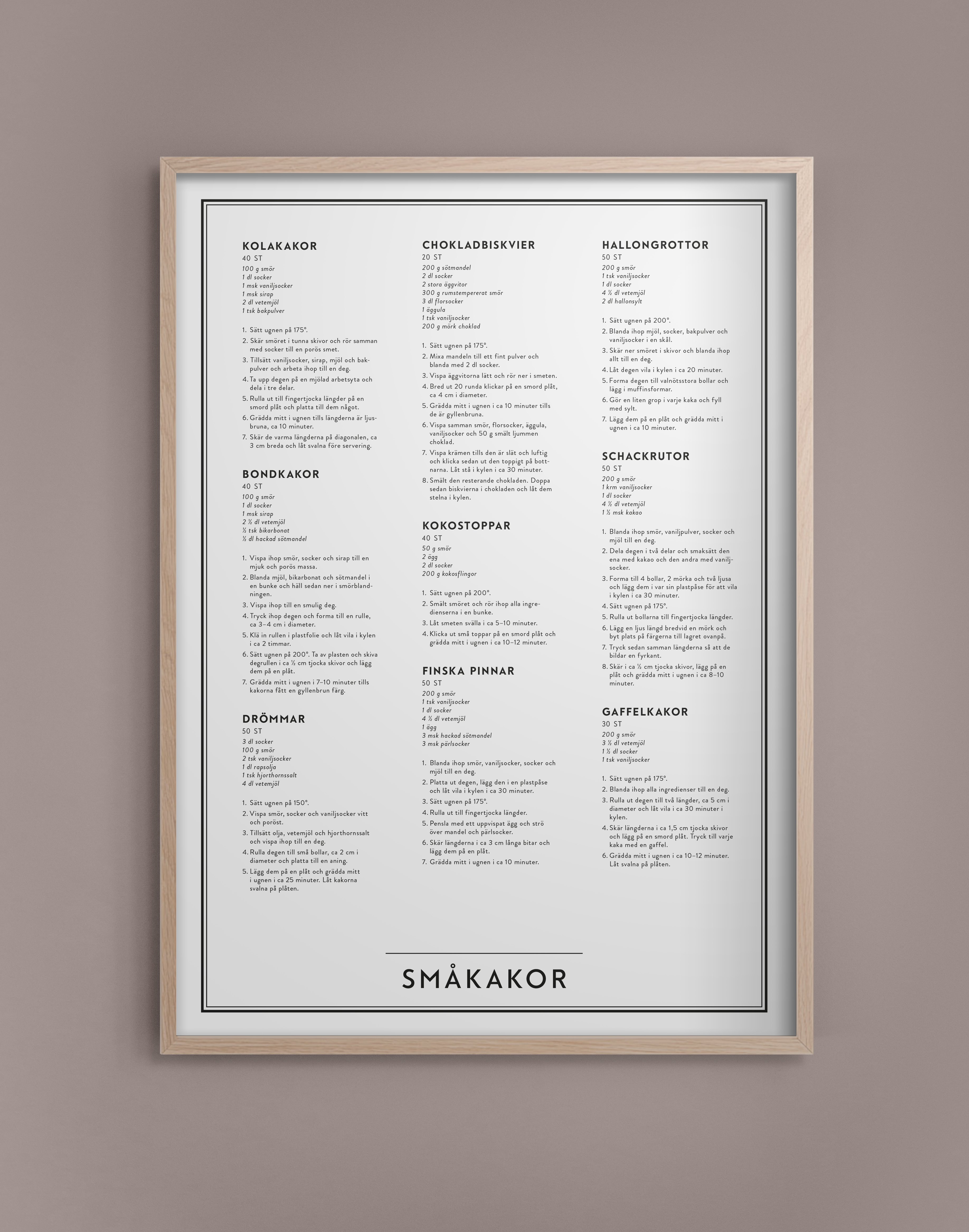 Kunskapstavlan® - Småkakor