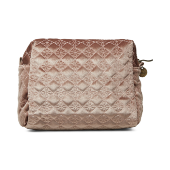 VELVET LOGO COSMETIC MEDIUM NOUGAT