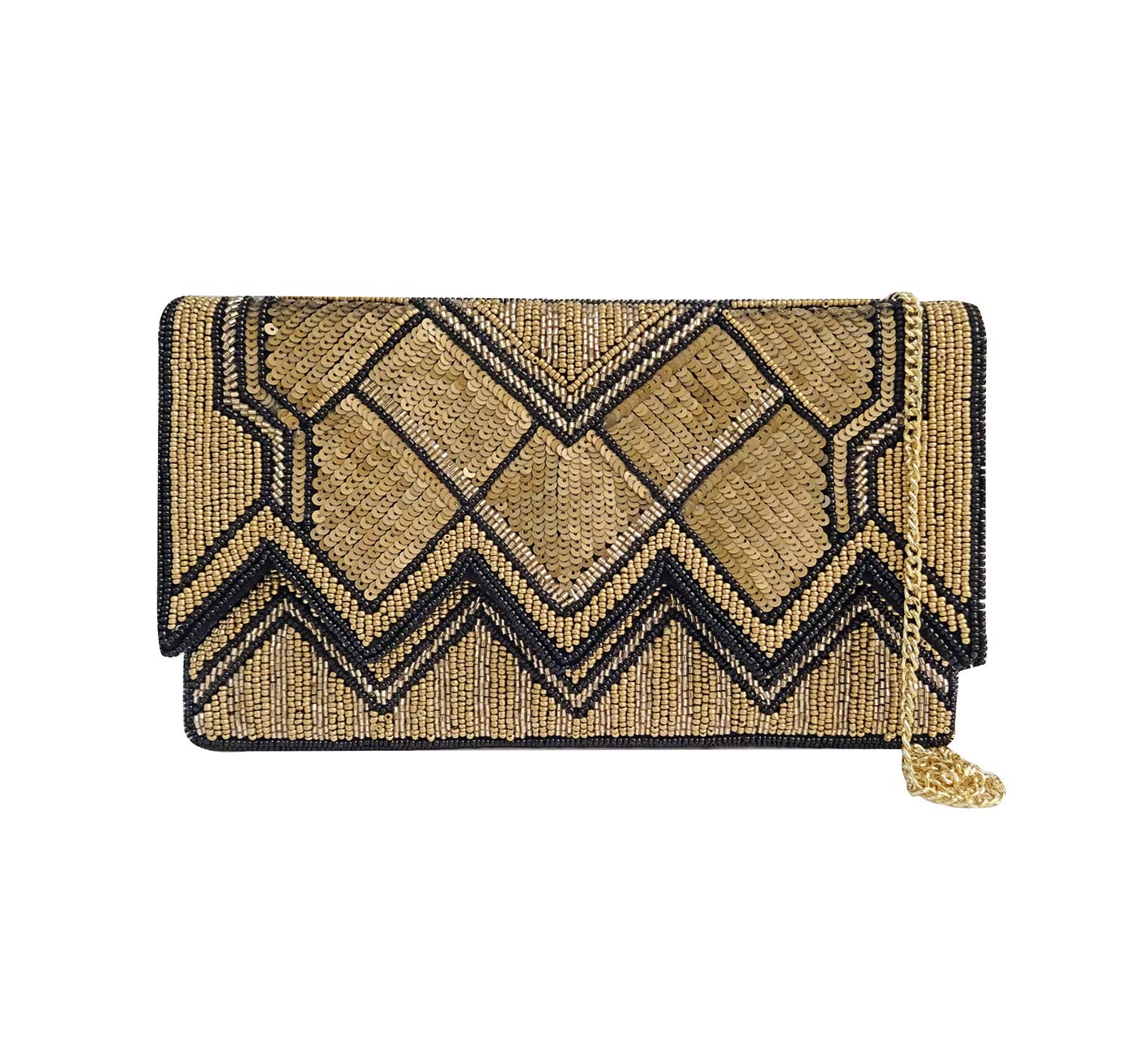 Tamika clutch - guld