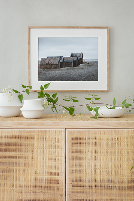 Poster Cluster of sheds 30x40 cm