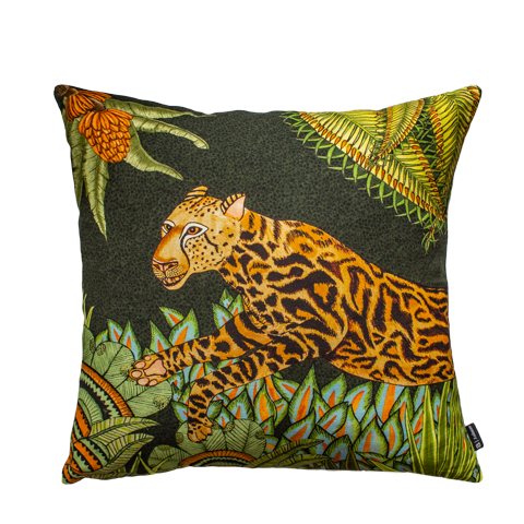 Cheetah Kings Forest Delta - kuddfodral 50x50cm