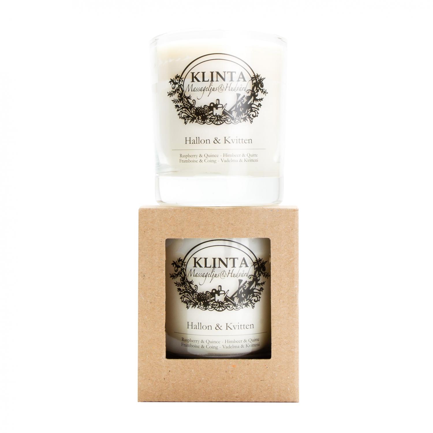Massageljus Hallon & Kvitten