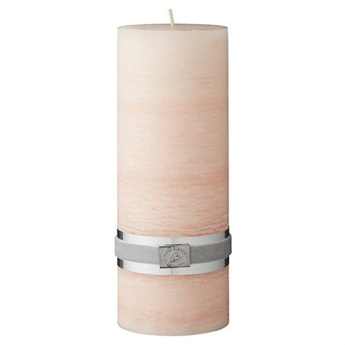 Rustikt blockljus 20 cm - Beach Coral