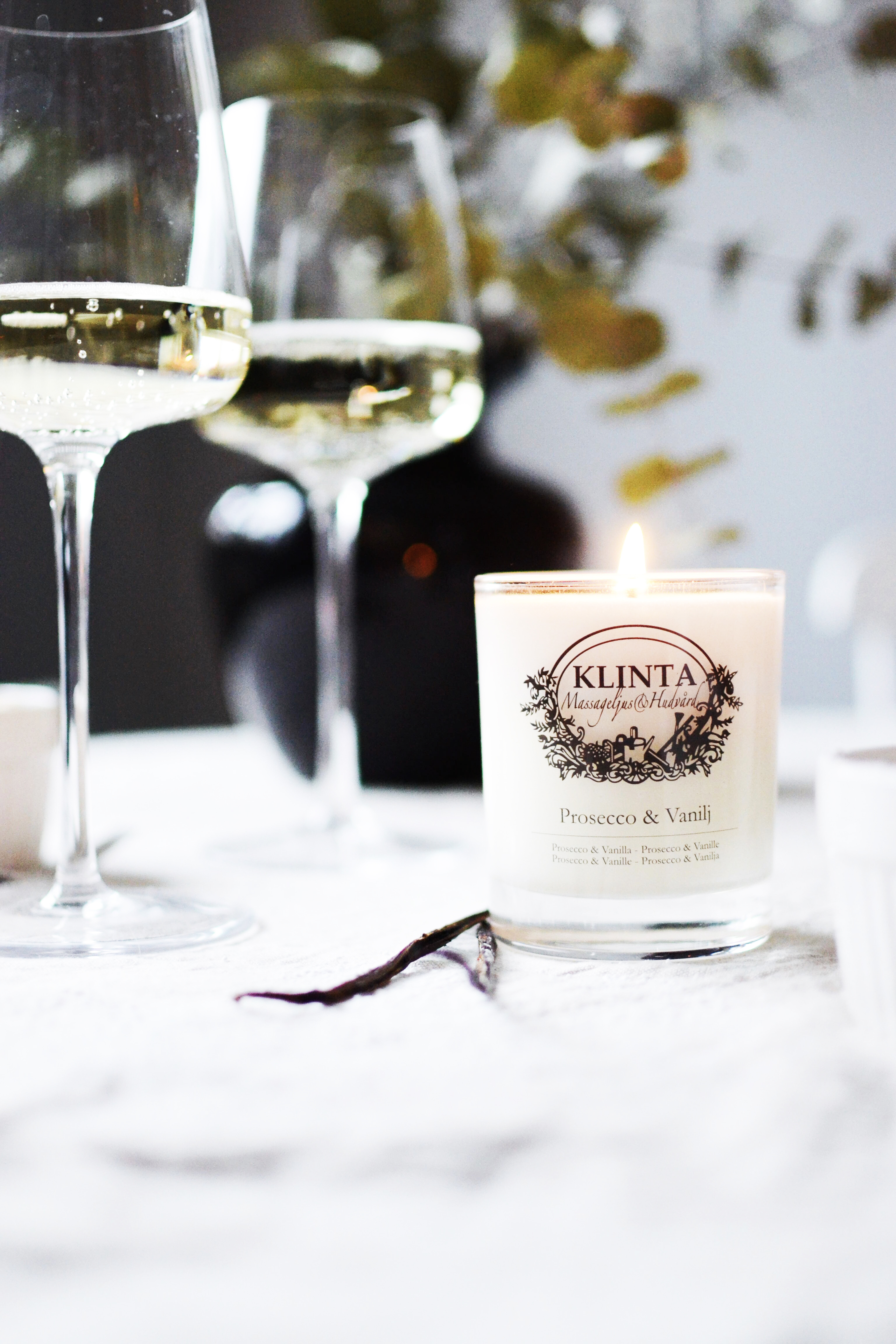 Massageljus Prosecco & Vanilj
