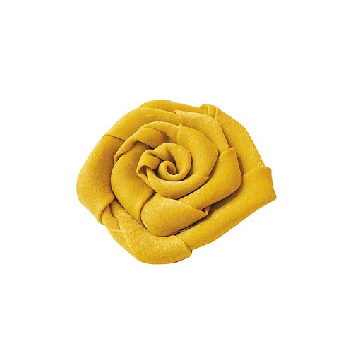 Hårspänne blomma gul