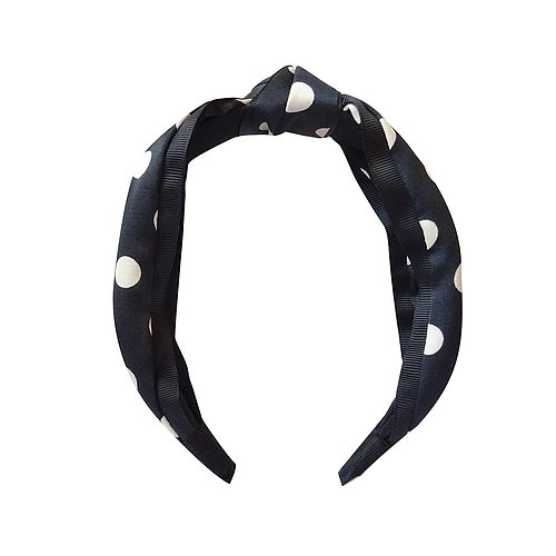 Diadem prickigt svart/vitt - 3