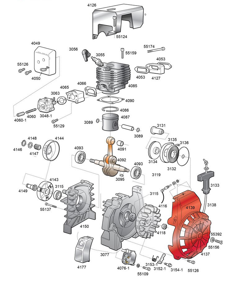 VEVHUS - VEVAXEL - KOLV - CYLINDER - KOPPLING