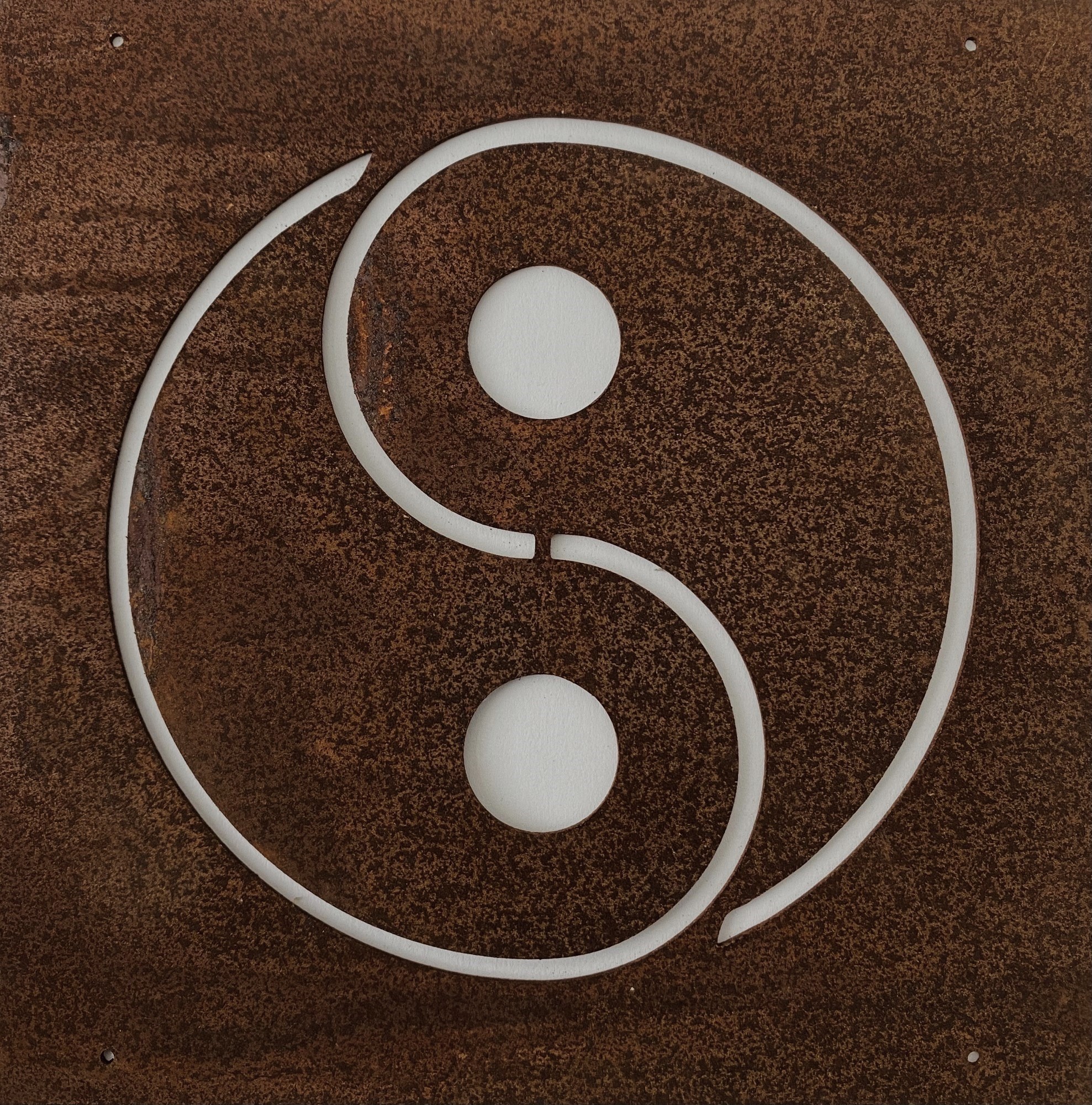 Skylt Ying Yang med ståltråd (passar till 6936,6960,6558), till armeringsnät eller som ensam skylt/8 ST PER FÖRP
