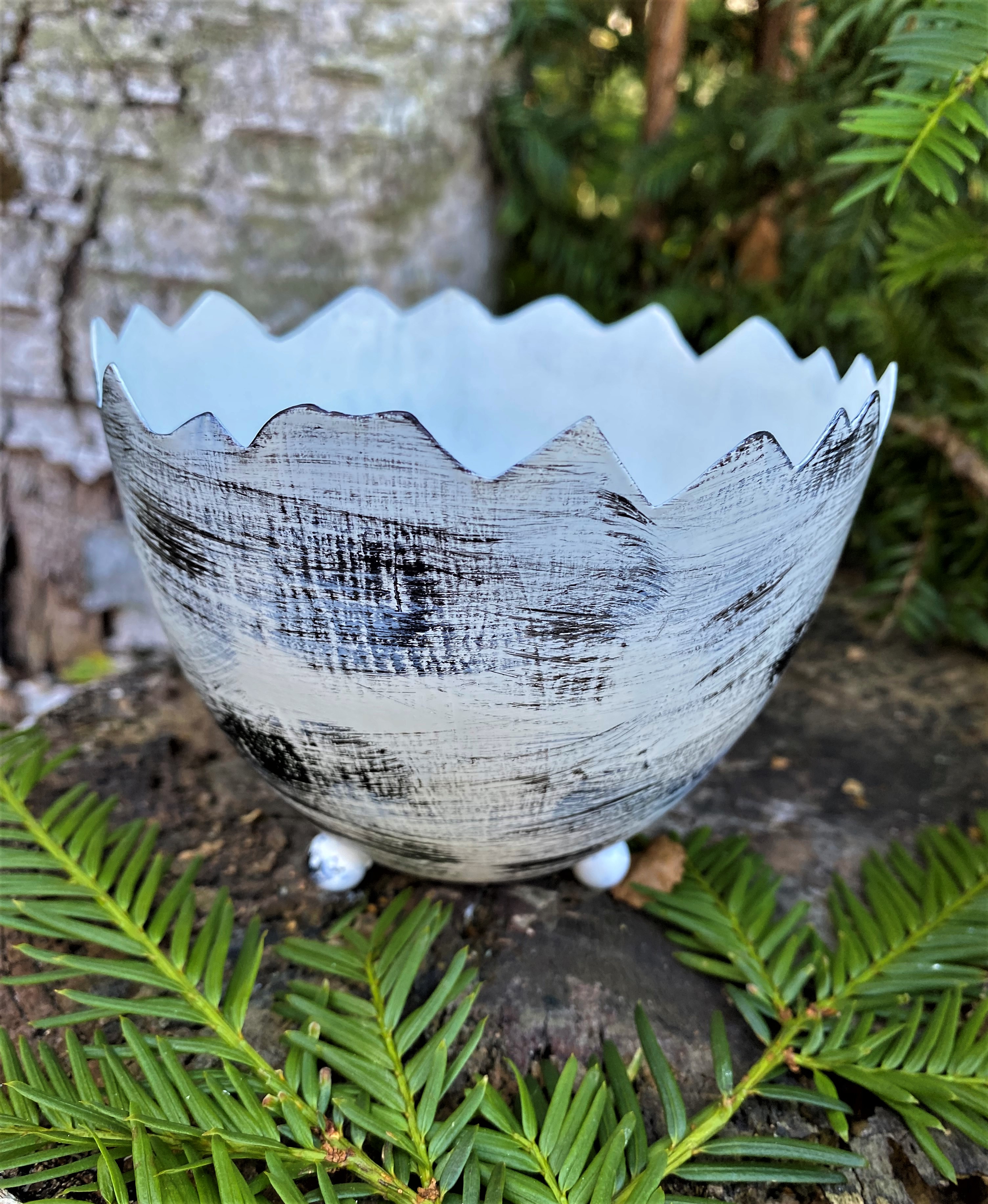 50% RABATT ÄR AVDRAGEN/Äggkruka i shabby stil/12 ST PER FÖRP - 2