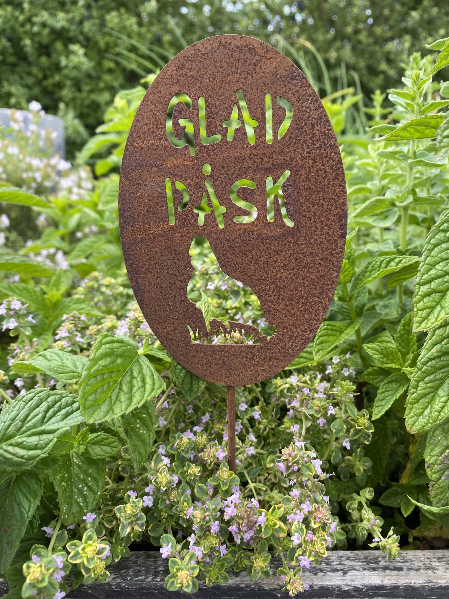 50% RABATT ÄR AVDRAGEN/Ägg Glad Påsk på pinne med höna/12 ST PER FÖRP - 3