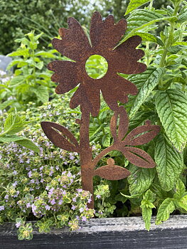 50% RABATT ÄR AVDRAGEN/Blomma med blad och pinne/12 ST PER FÖRP