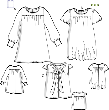 Klänning/blus Sara 5H11, 34-46