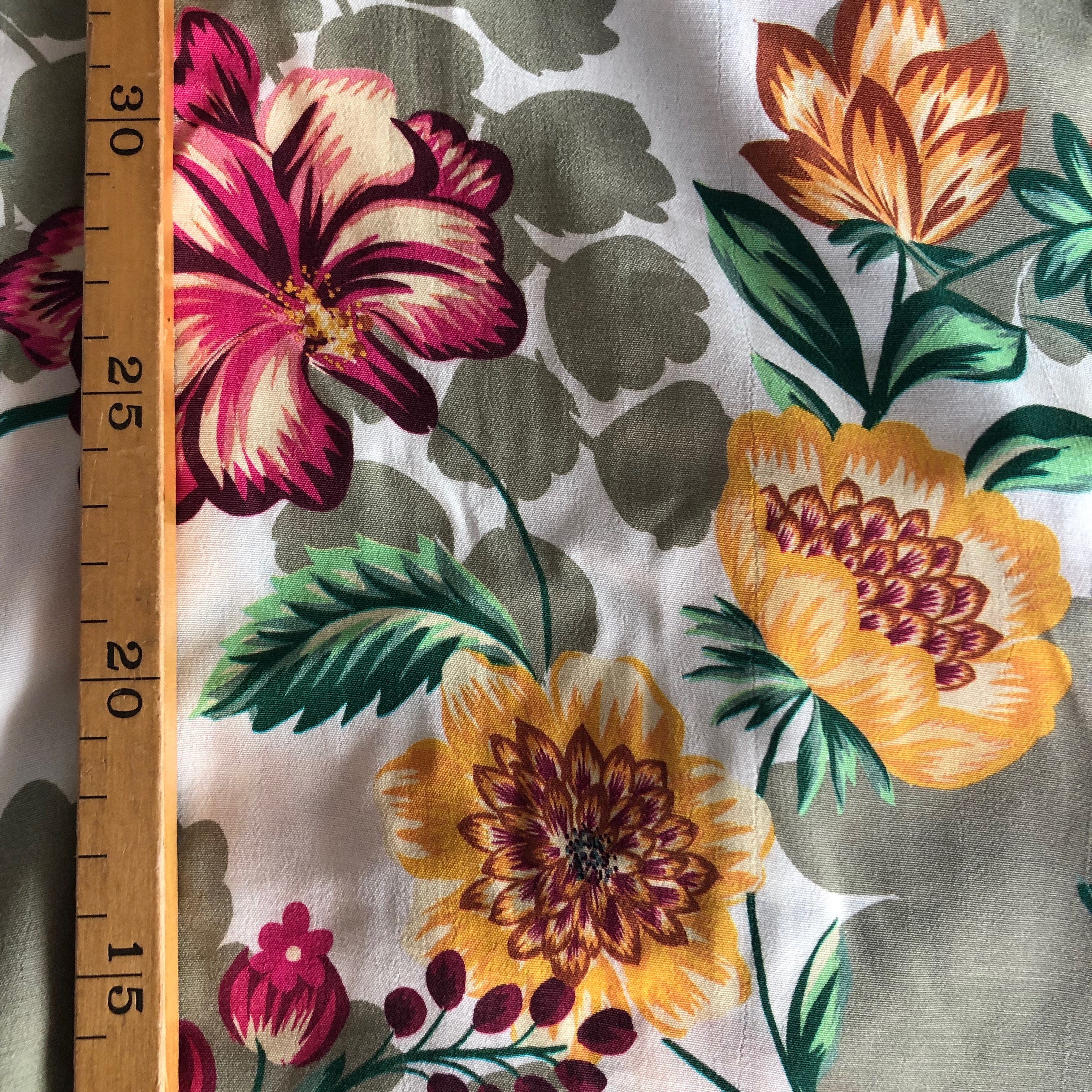 Viscose, vävd - Easter flowers - 3