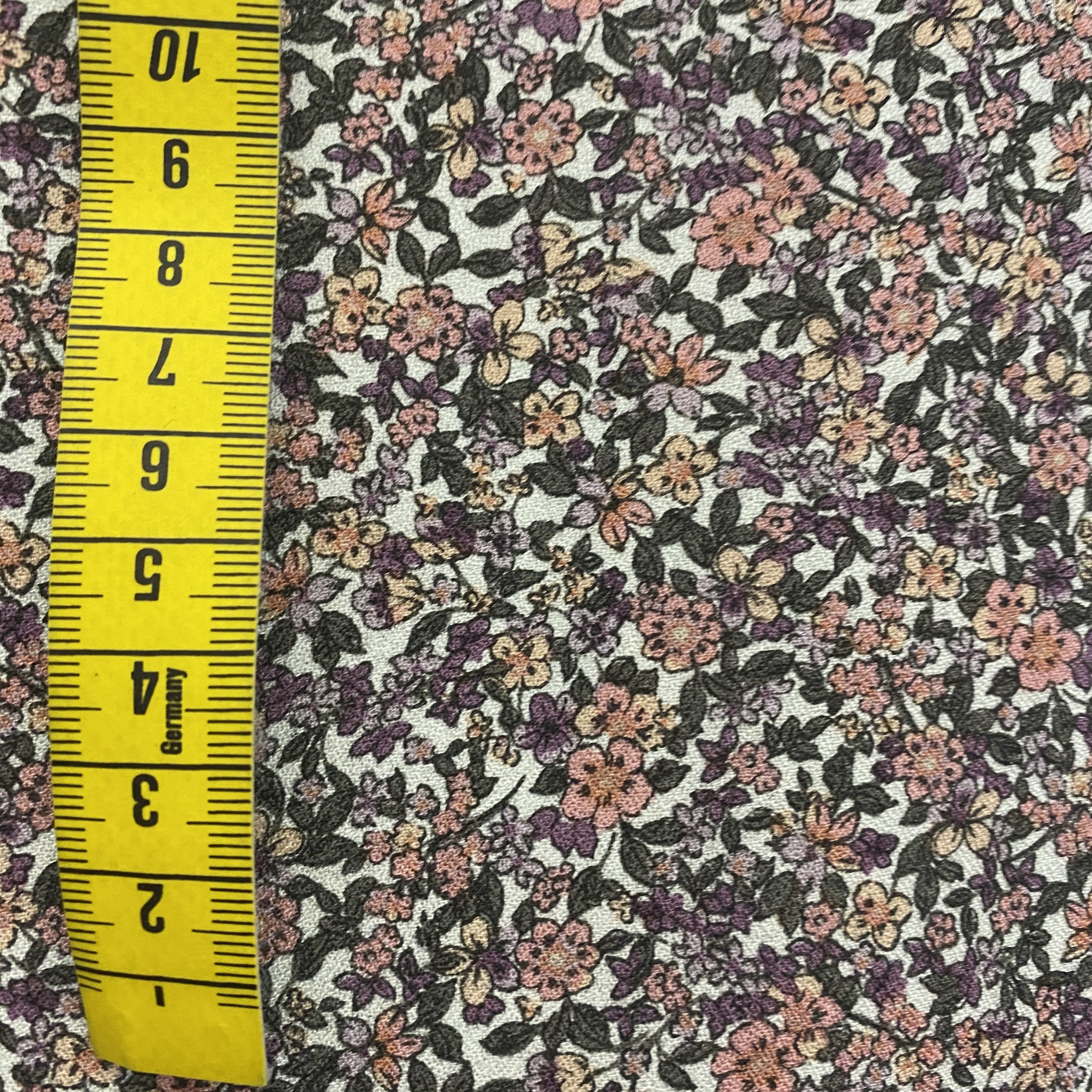 STUV 1 m. Viscose, vävd - Finest flowers, rosa/lila - 4