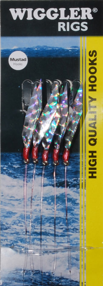Wiggler Flasher Rig  flashsilver  - Makrillhäckla -
