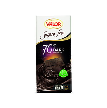 70% Mörk choklad sockerfri 100gr 17st