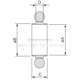 Centrerring Al FPM DN40ISO-KF - 2
