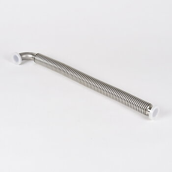 Metal bellow hose SS304 500 mm DN25ISO-K 90 deg in one end