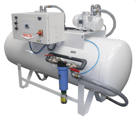 Central vacuum system Mil's Labovac S26