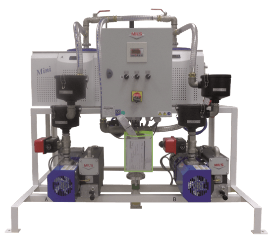 Central vacuum system Mil's Cryolis E40.R