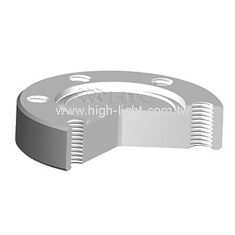 Blindfläns gängad NW100CF-F rostfritt