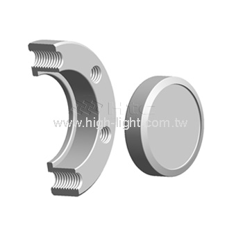 Blind flange tapped bolt holes NW35CF-R SS316