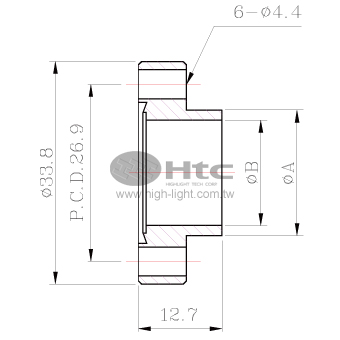 Welding flange with neck NW16CF-F ID 1/2" SS316 - 2