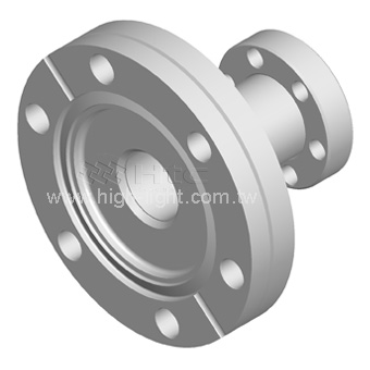 Reducing adaptor NW100-63CF