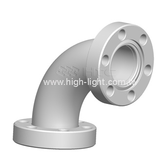 Bogen 90 Edelstahl DN150CF-F