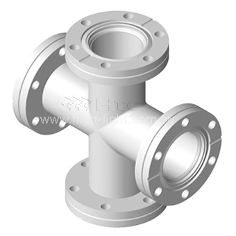 Kreuzstück Edelstahl NW63CF-F