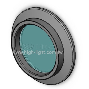 Schauglas DN40ISO-KF Saphirglas