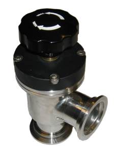 Angle valve Stainless steel manual DN16ISO-KF - 4