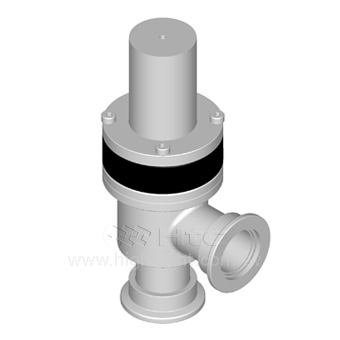 Angle valve pneumatic DN50ISO-KF - 3