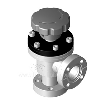Angle valve manual NW35CF-R 2 3/4"