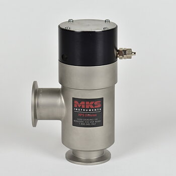 Angle valve HPS (Division of MKS Instruments) DN40ISO-KF Stainless steel, pneumatic