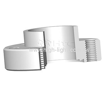 Anschweissflansch mit Gewindelöcher Rohransatz NW16CF-F ID 3/4" Edelstahl