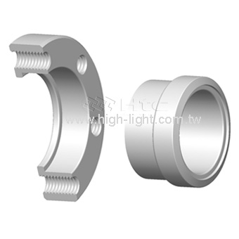 Welding flange tapped bolt holes with neck NW16CF-R ID 3/4" SS316