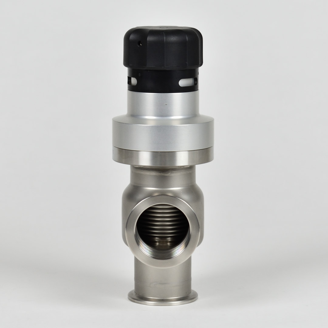 Eckventil UHV VAT serie 28 DN40ISO-KF handbetätigt, Edelstahl