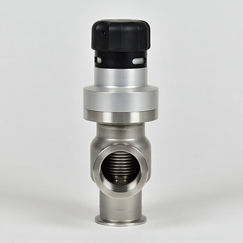 UHV Angle valve VAT Series 28 DN40ISO-KF manual, Stainless steel