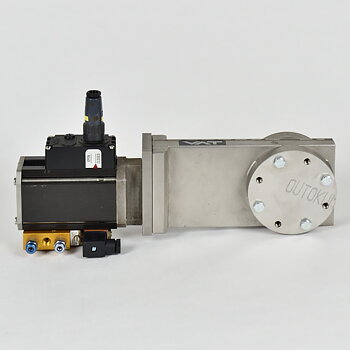 HV Schieber VAT Serie 10 DN63ISO-F Edelstahl elektropneumatisch