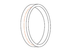 Plastlock fläns DN40ISO-KF - 2