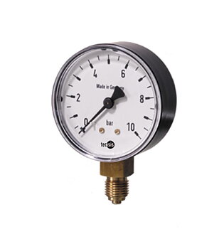 Manometer Bourdon Ø63 -1...0, 1/4" N