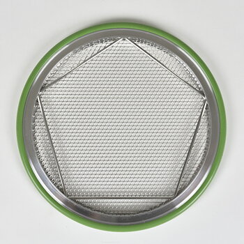 Centering ring SS304/mesh NW160ISO FPM 6 mm