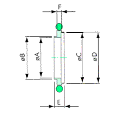 Übergangszentrierring Edelstahl DN20/25ISO-KF FKM - 2