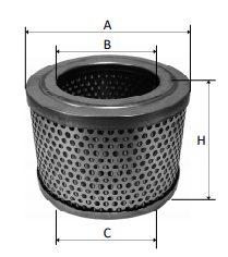 Filter cartridge to F30101 and F30102 SS304 - 2