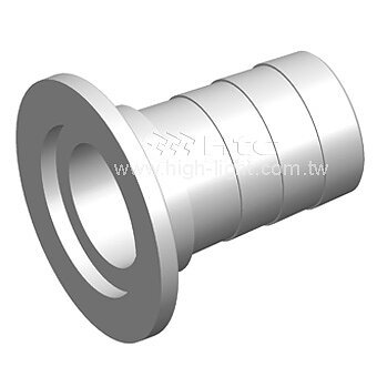 Hose nipple SS304 Ø19 mm DN16ISO-KF